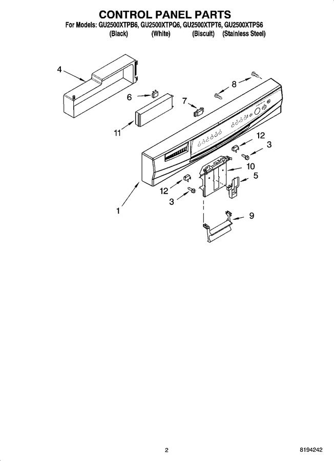 Diagram for GU2500XTPB6