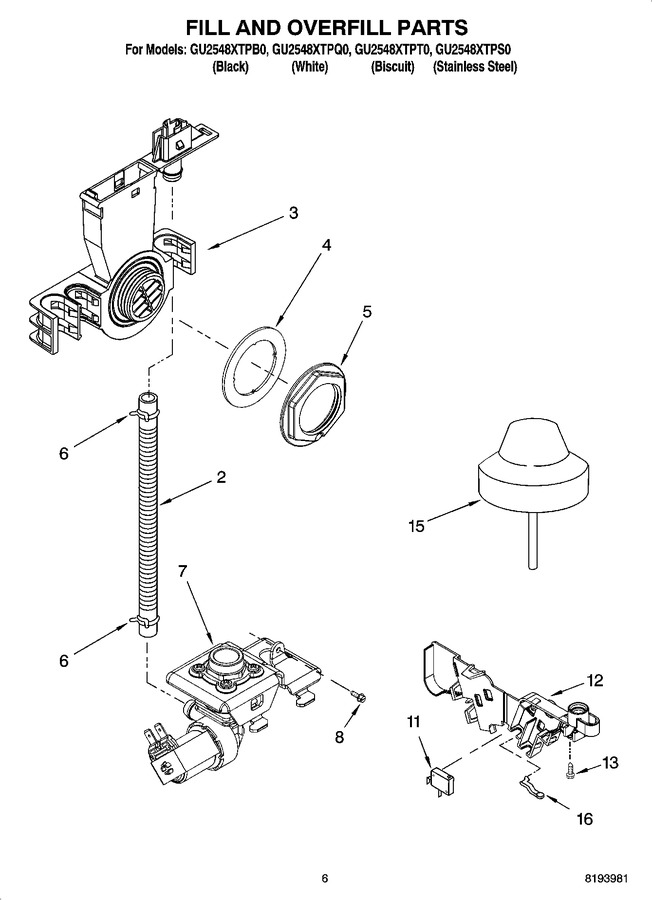 Diagram for GU2548XTPB0