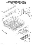 Diagram for 09 - Upper Rack And Track Parts