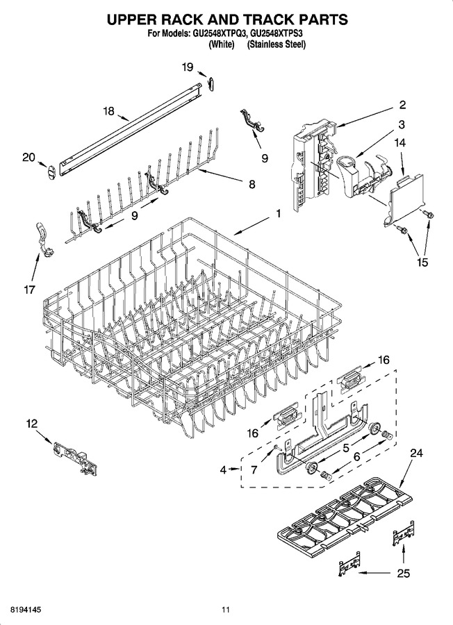 Diagram for GU2548XTPS3