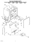 Diagram for 07 - Tub And Frame Parts