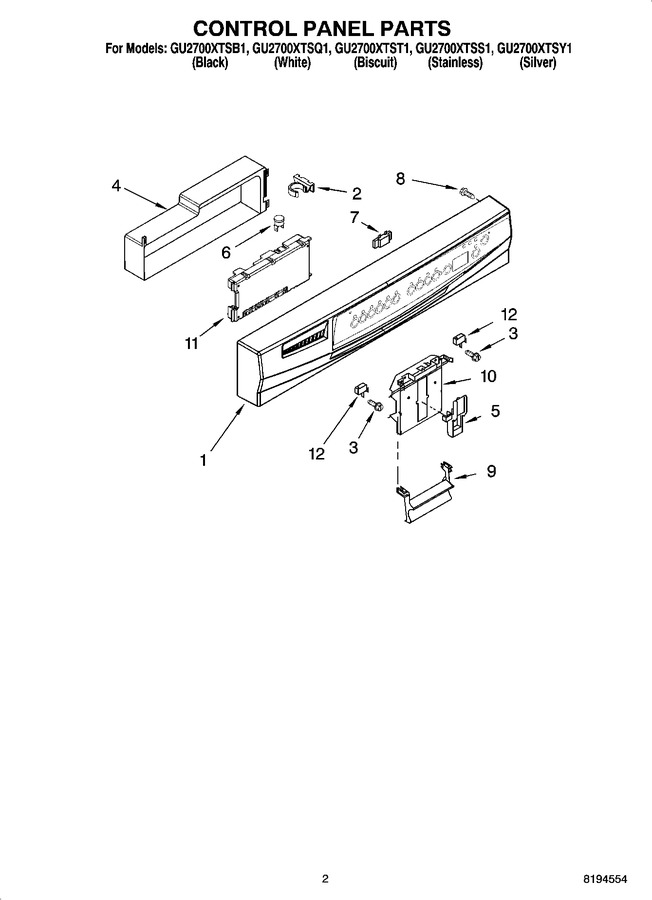 Diagram for GU2700XTSQ1