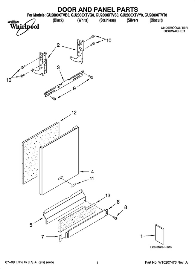 Diagram for GU2800XTVY0