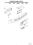 Diagram for 02 - Control Panel Parts