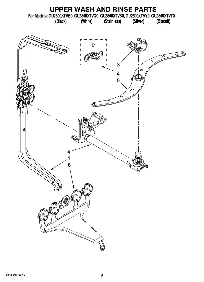 Diagram for GU2800XTVS0