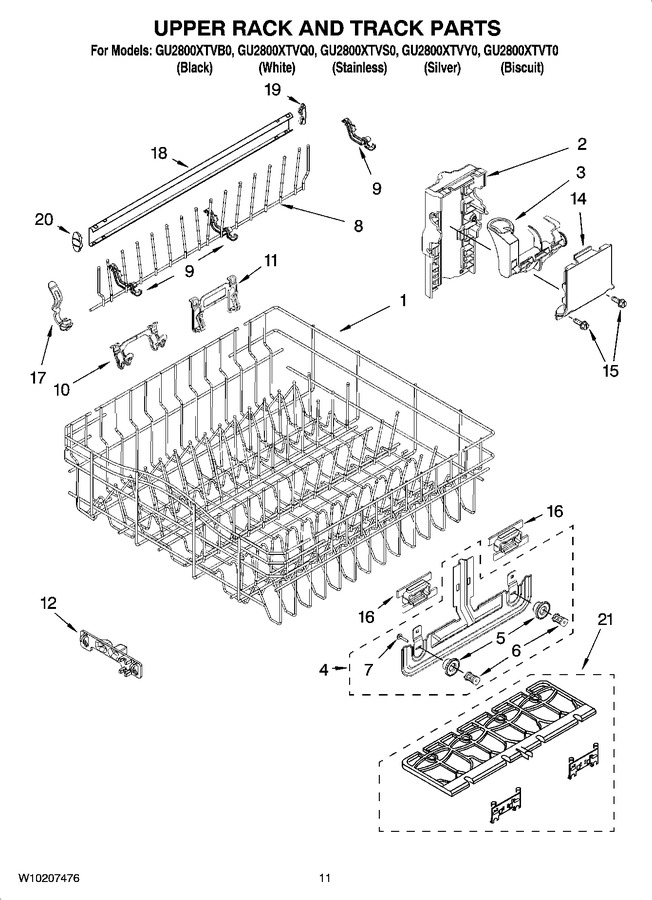 Diagram for GU2800XTVB0