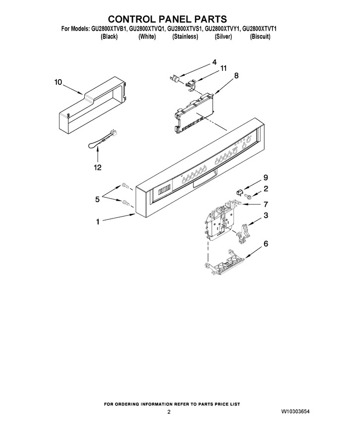 Diagram for GU2800XTVY1