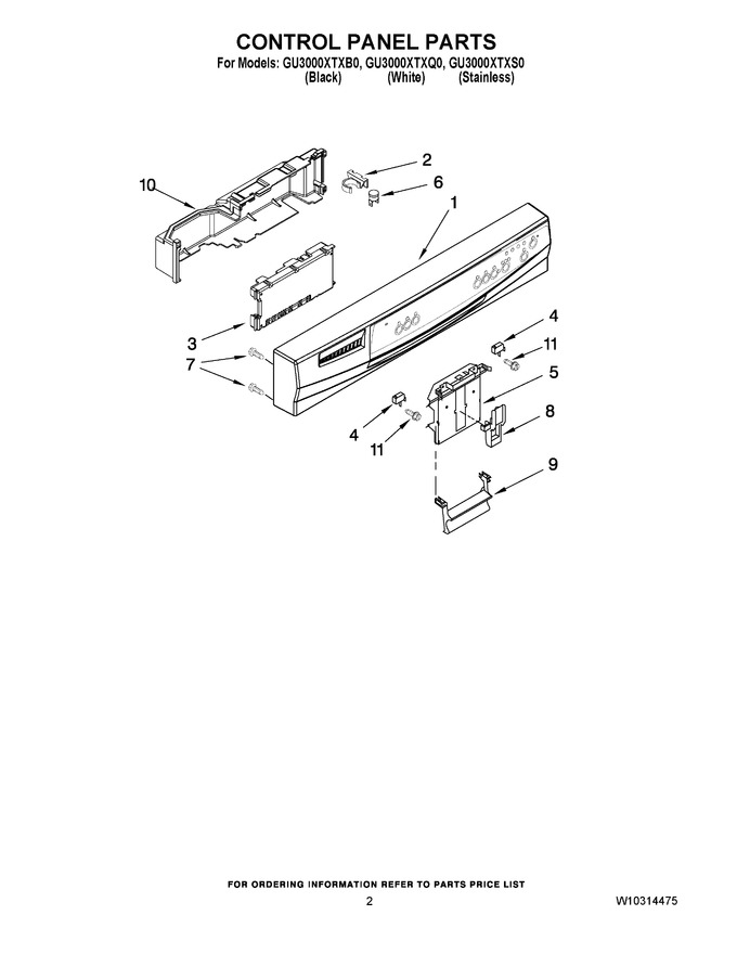 Diagram for GU3000XTXQ0