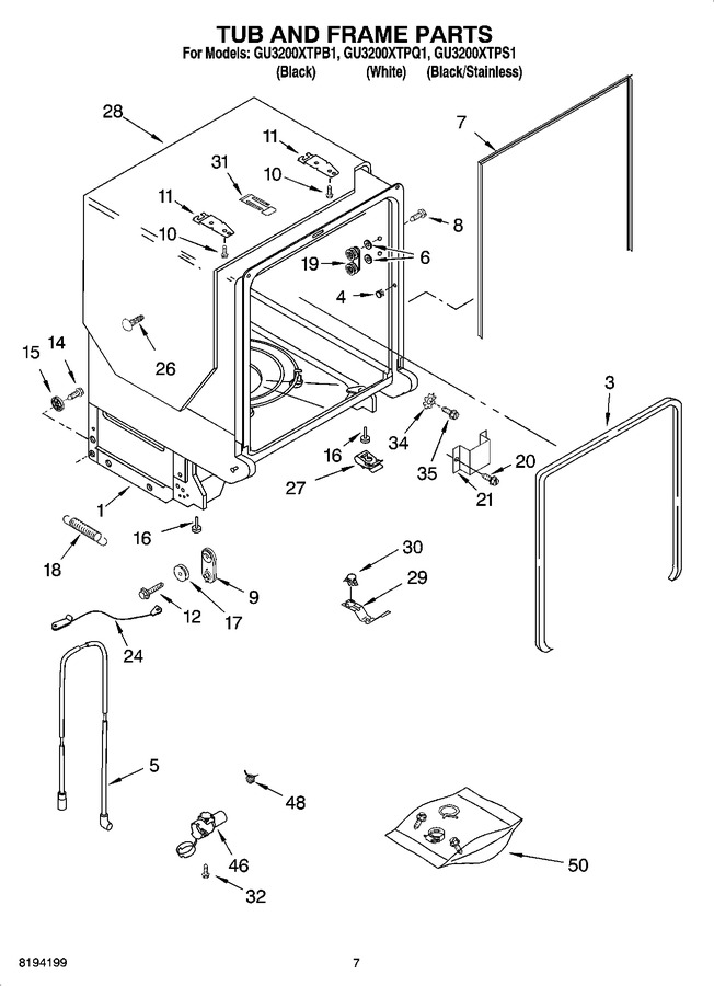 Diagram for GU3200XTPB1