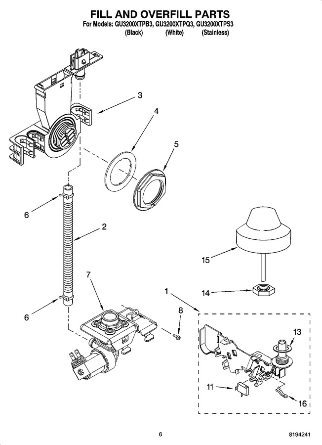 Diagram for GU3200XTPQ3