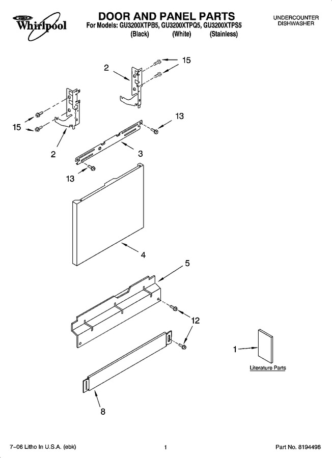 Diagram for GU3200XTPS5