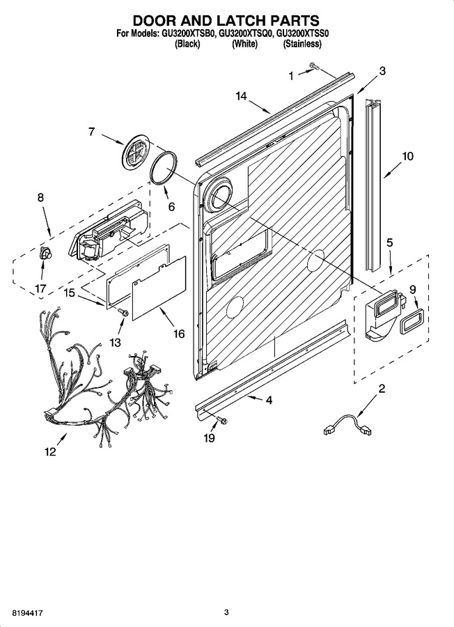 Diagram for GU3200XTSS0