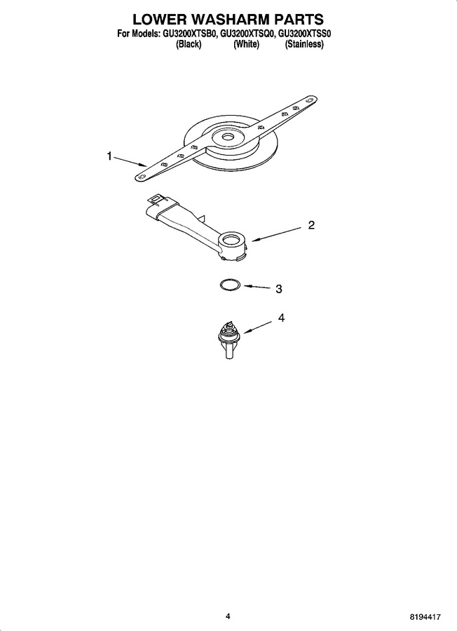 Diagram for GU3200XTSQ0