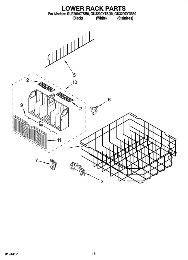 Diagram for GU3200XTSQ0