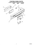 Diagram for 02 - Control Panel Parts