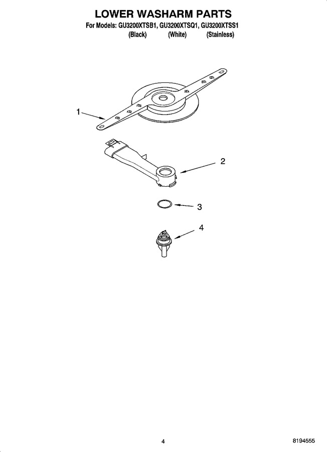 Diagram for GU3200XTSB1