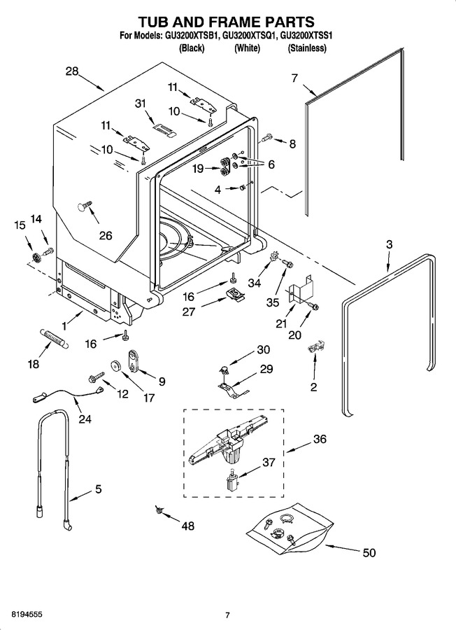 Diagram for GU3200XTSQ1