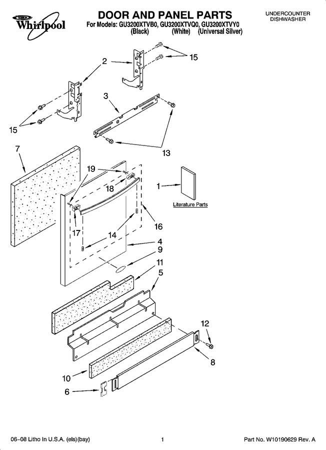 Diagram for GU3200XTVQ0