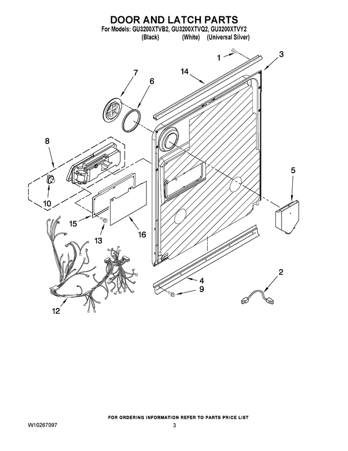 Diagram for GU3200XTVB1