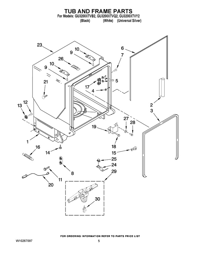 Diagram for GU3200XTVB1