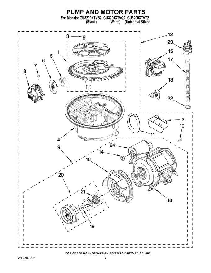 Diagram for GU3200XTVB2