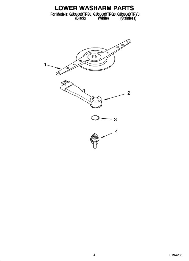 Diagram for GU3600XTRQ0