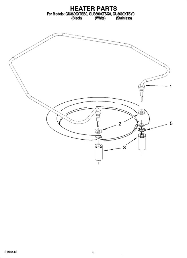 Diagram for GU3600XTSQ0