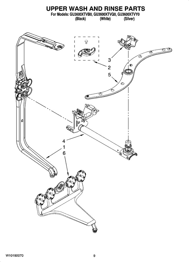 Diagram for GU3600XTVB0