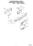 Diagram for 02 - Control Panel Parts