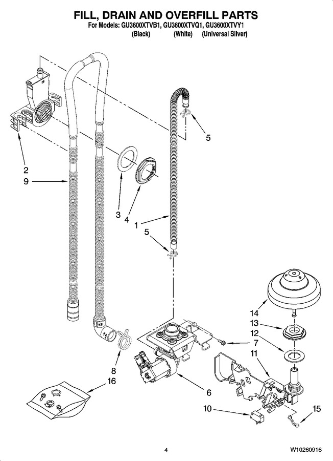 Diagram for GU3600XTVY1