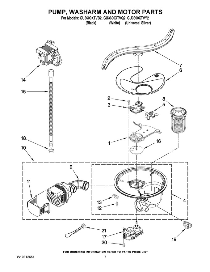 Diagram for GU3600XTVQ2