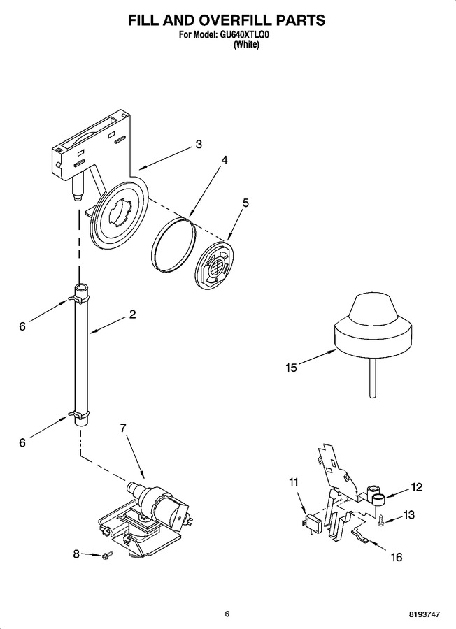 Diagram for GU640XTLQ0