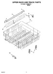 Diagram for 09 - Upper Rack And Track Parts