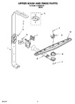 Diagram for 10 - Upper Wash And Rinse Parts