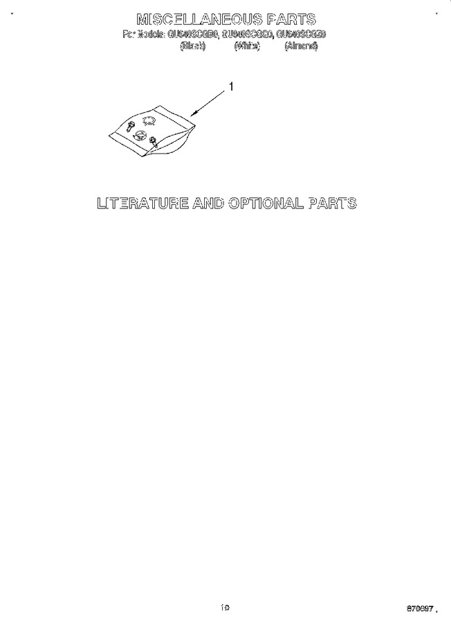 Diagram for GU940SCGZ0