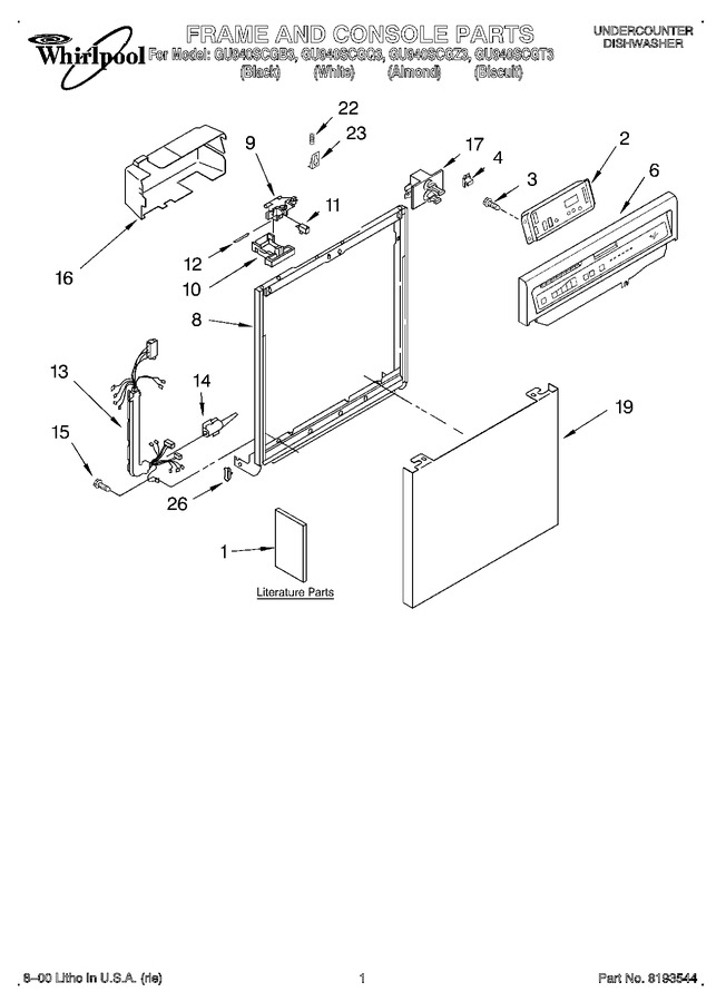 Diagram for GU940SCGT3