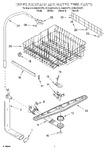 Diagram for 05 - Upper Dishrack And Waterfeed