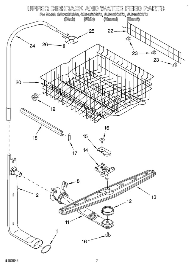 Diagram for GU940SCGB3