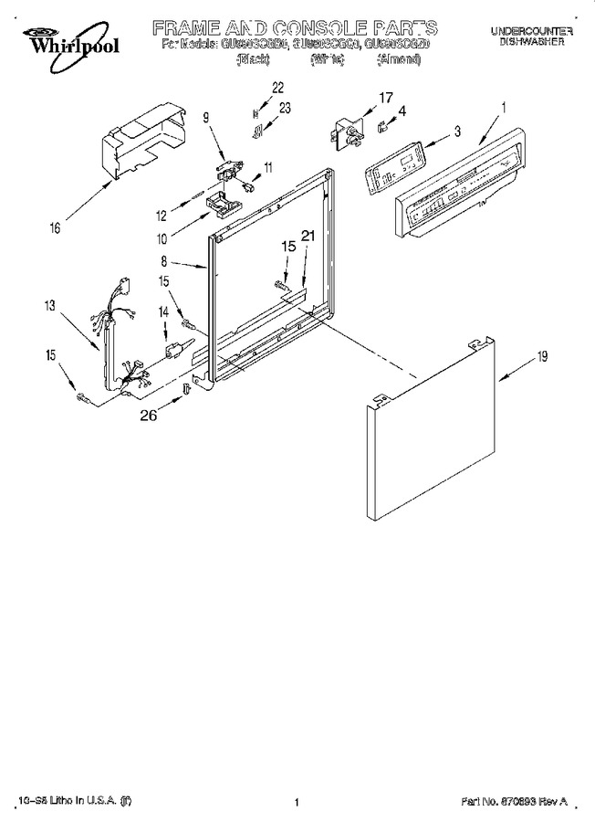 Diagram for GU980SCGQ0