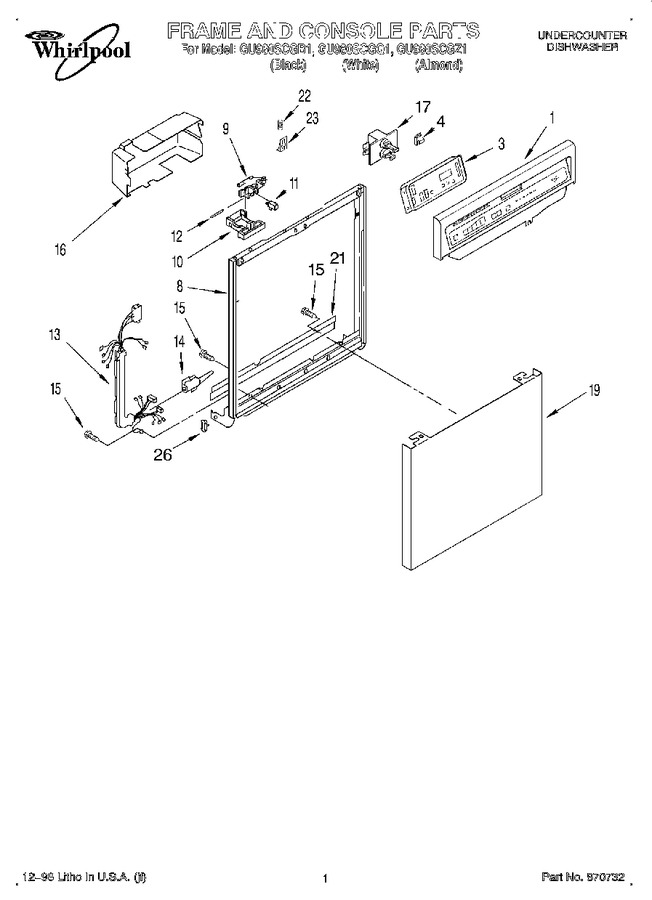 Diagram for GU980SCGZ1