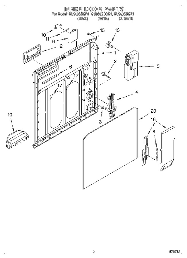 Diagram for GU980SCGB1