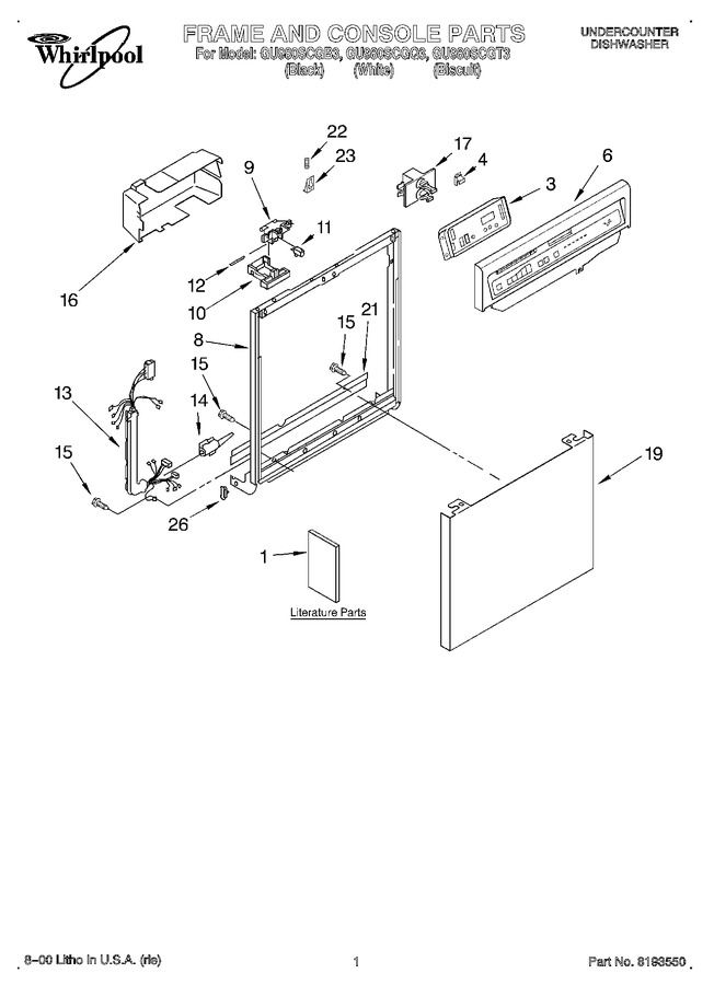 Diagram for GU980SCGB3