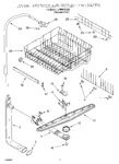 Diagram for 05 - Upper Dishrack And Water Feed