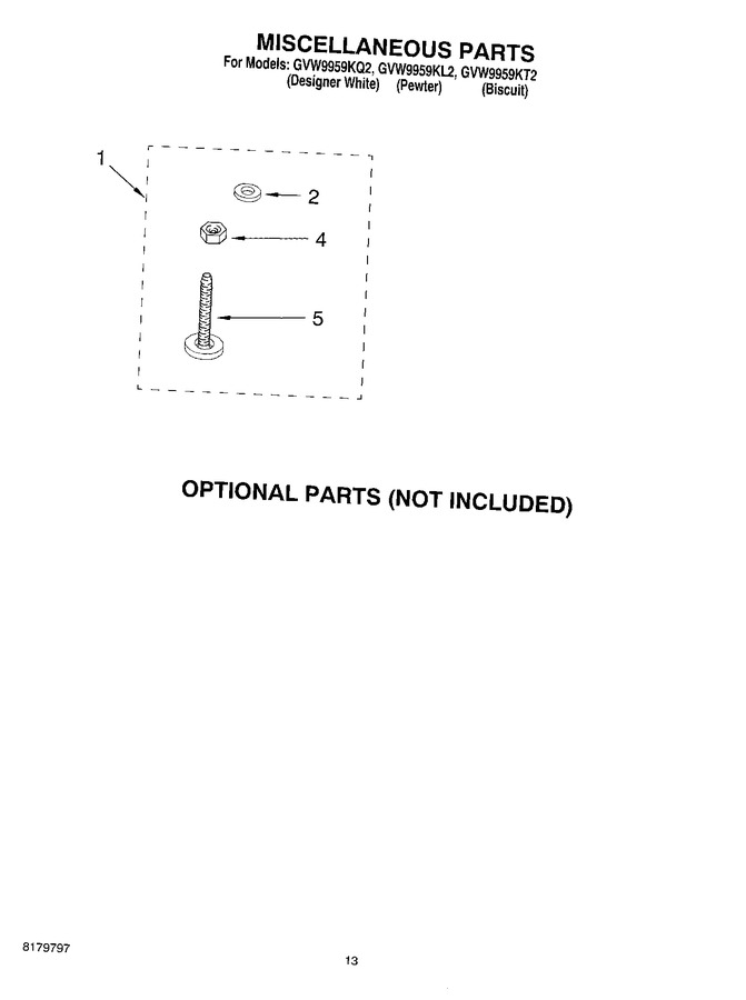 Diagram for GVW9959KL2