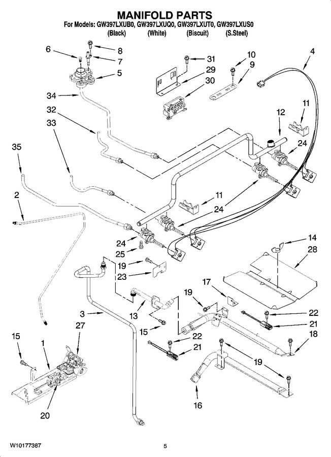 Diagram for GW397LXUB0