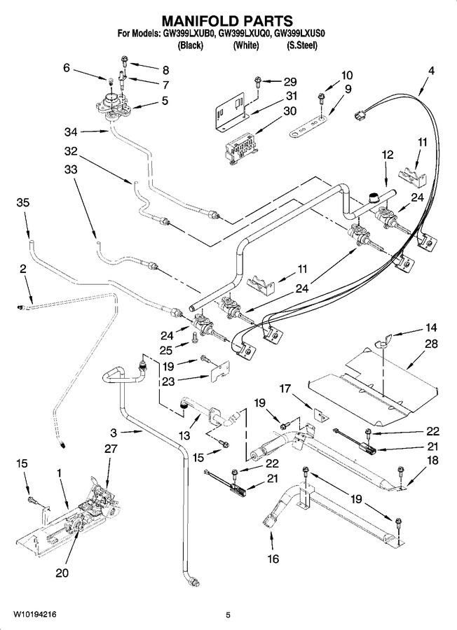 Diagram for GW399LXUQ0