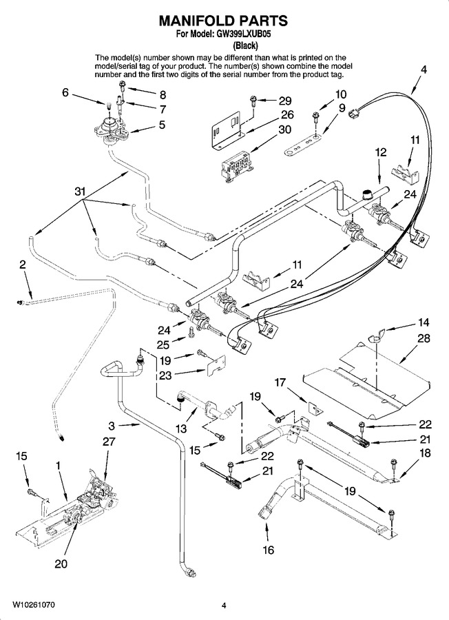 Diagram for GW399LXUB05