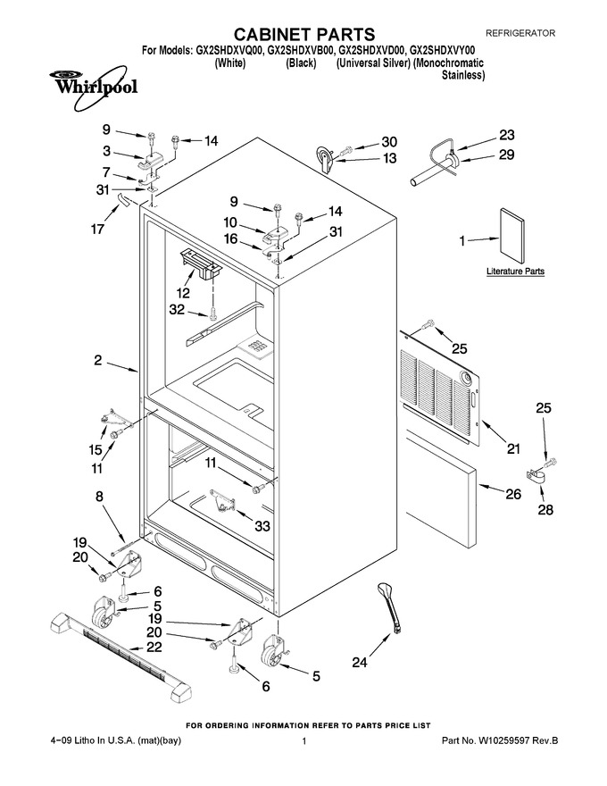 Diagram for GX2SHDXVD00