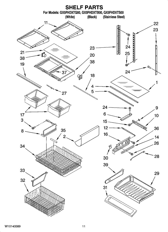 Diagram for GX5FHDXTB00