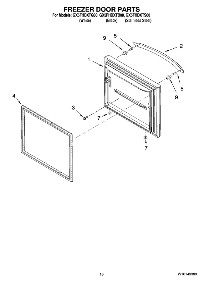 Diagram for GX5FHDXTB00